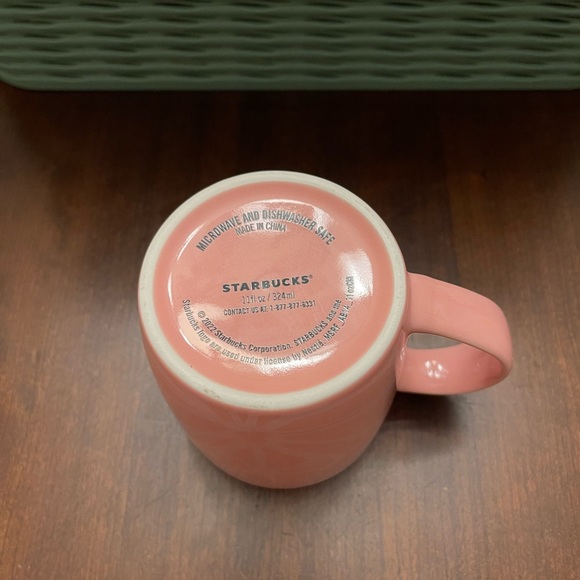 NWOT 2022 STARBUCKSPink With Muted Heart Design Siren Mug - Picture 9 of 10